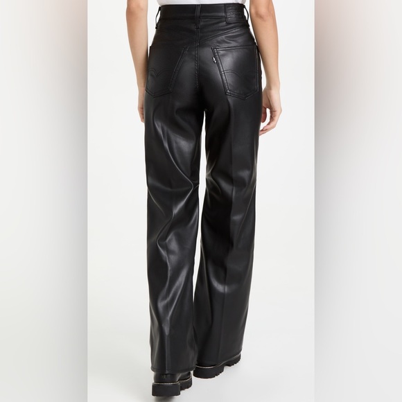 Levi’s Premium 70s Flare Faux Leather Pant (size 32) - Picture 7 of 11